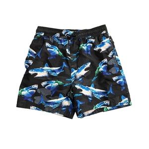 UK Brand Next Black & Blue Shark Swim Trunks (8)